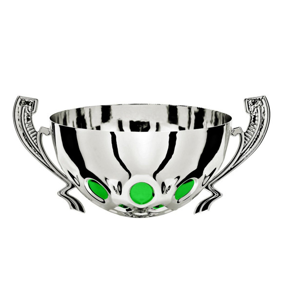 Immagine di MEZZA SFERA INTRECCIATA SILVER-GREEN D. 100 LINEARE