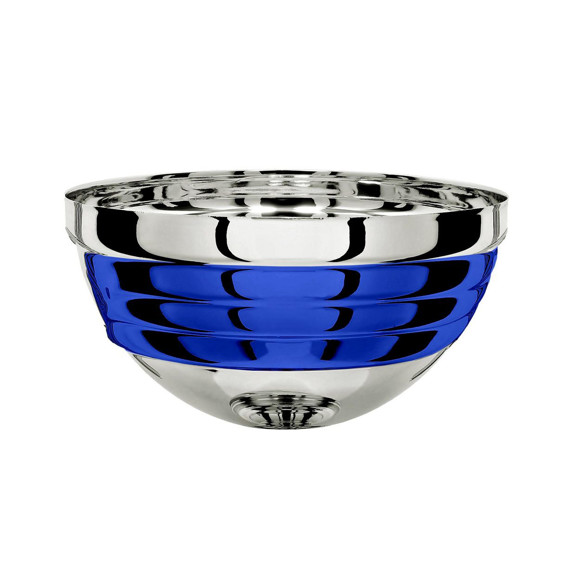 Immagine di MEZZA SFERA BAVAGLIO SILVER-BLUE D. 120