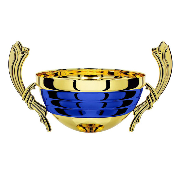 Immagine di MEZZA SFERA BAVAGLIO GOLD-BLUE D. 120 CORNUCOPIA