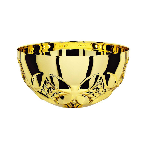 Immagine di MEZZA SFERA FARFALLA GOLD D. 140