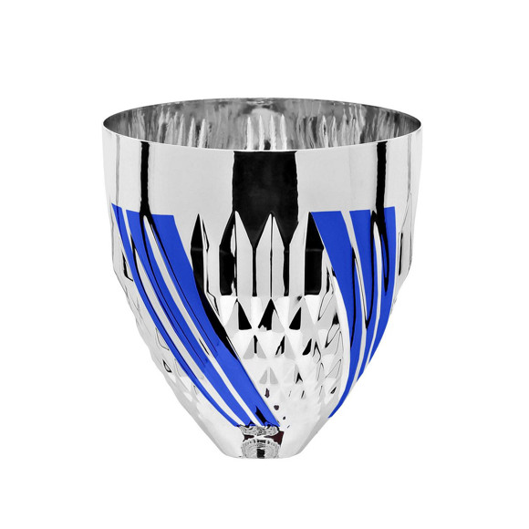 Immagine di CONO PIRAMIDE SILVER-BLUE D. 140