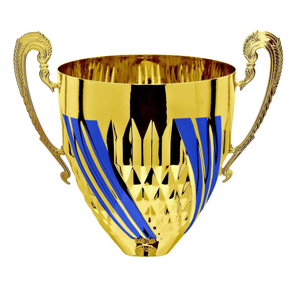 Immagine di CONO PIRAMIDE GOLD-BLUE D. 160 ONDULATA
