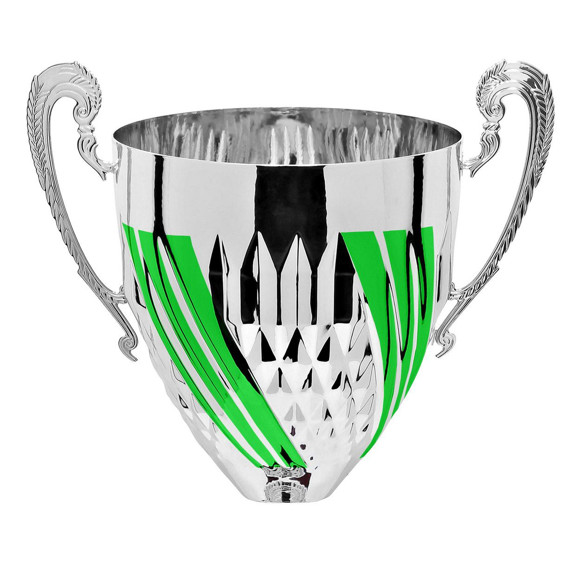 Immagine di CONO PIRAMIDE SILVER-GREEN D. 140 ONDULATA