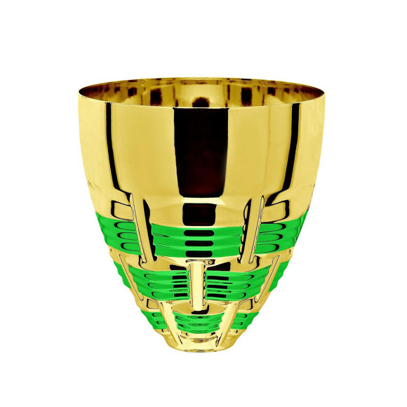 Immagine di CONO CESTINO_02 GOLD-GREEN D. 200