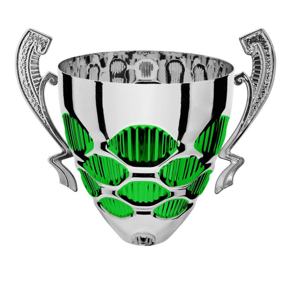 Immagine di CONO OCCHIALI SILVER-GREEN D. 140 LINEARE